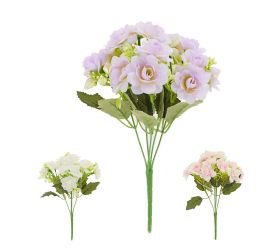 Kytica ruža, zeleň, mix/3f 31cm
