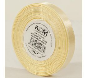 Saten stuha 10mm/15m krémová farba 002
