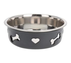 A12650400 miska pre psa sivá 21x7cm
