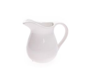 Váza džbán keramika 14x10x13cm biely