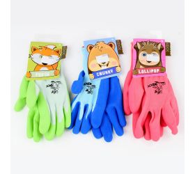 Pracovné rukavice detské kixx, lollipop, fudge, chunky