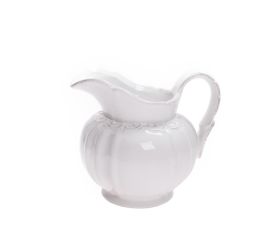 Váza džbán keramika 16x13x14cm biely