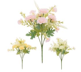 Kytica dalia, drob.kvety, zeleň mix/3f 30cm