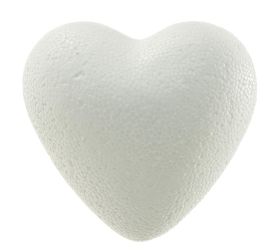 Polystyrén srdce plné 80mm/500/