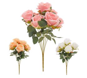 Kytica ruža x7 45cm mix/3f