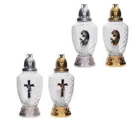 L-1435 kah.sklo p.mária,kríž 80gr 33cm