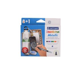 Pevná cena popisovač 2737 decorpen metal súp 9ks