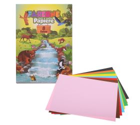 Pevná cena farebný papier 8 listový