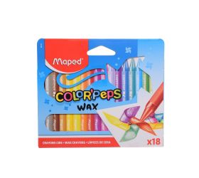 Pevná cena pastelky 18 vosk troj maped color´peps wax
