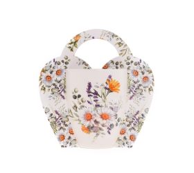 Šálka 350 ml v košíku sedmokrásky