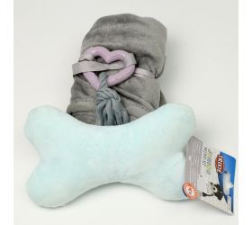 Sada pre šteňa junior puppy set, deka 70x50cm, 2hračky