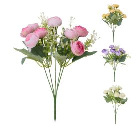 Kytica ranunculus, zeleň mix/4f 30cm