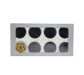 Ruža preparovaná 5cm black beauty /ks - bal. 8 ks