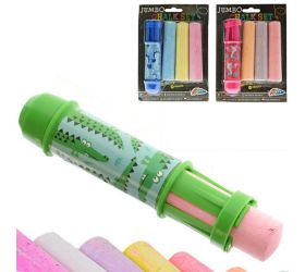 Kriedy farebné veĺké 3ks s držiakom na kriedu