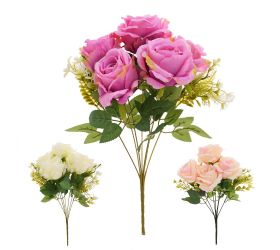 Kytica ruža x7 40cm mix/3 f