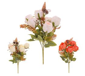 Kytica ruža x7 40cm mix 2f