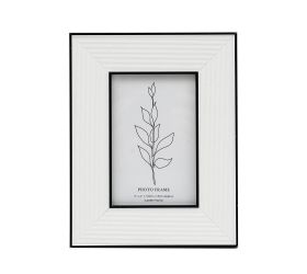 Fotorámik čierny biely okraj 4x6cm