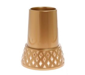 X066 váza ažur zlatá 25cm