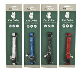 Obojok pre mačku kovový dekor 22x4cm