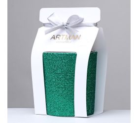 Glamour voň.v skle zelený 130gr