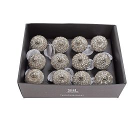 Úchytka na nábyt. rustik 6,5x4cm sivá/biela hh5609p