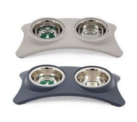 Miska pre zvieratá dvojité 40x18cm