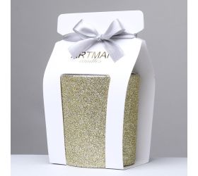 Glamour voň.v skle zlatý 130gr