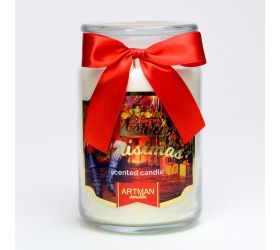 Voň.v skle christmas veľ.mikuláš 700gr 16cm