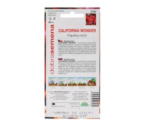 Paprika ročná california wonder bio 0,3g