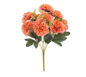 Kytica dahlia 3d 46cm oranžová