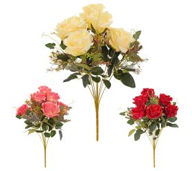 Kytica ruža x11 50cm mix 3f