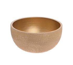 Obal misa keramika zlatá výška 15/34/31 cm