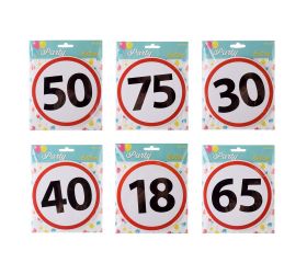 Narodenínová značka vek 15cm mix