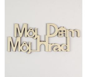 Výrez dom hrad drevo s/3 20x8,5x0,5cm