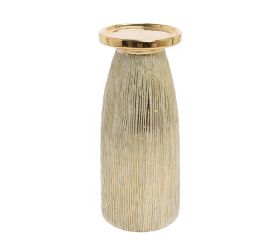 Svícen pásik zla-zel 12,5 × 12,5 × 29,5 cm