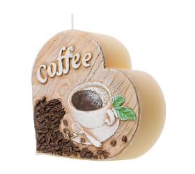 Káva nová srdce krém 10cm