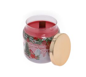 Voň.v skle s vrchn.cranbery snow 450gr
