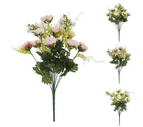 Kytica ruža x13 53cm mix 4f