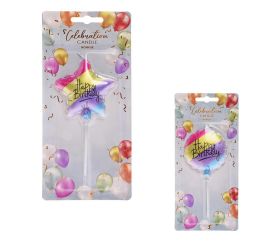 Sviečka multi narod. 6,5cm ass2