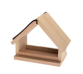 Td411.sb krmítko drevo šedobéžové 26x14x19,5 cm