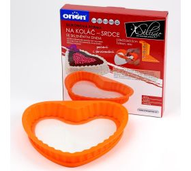 Forma silikón srdce sklenené dno 23,5x23,5cm 7350*