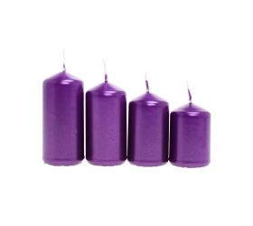 Adventná postupná 40/4 met.fialová 292gr