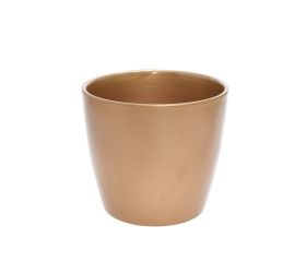 Obal ker. hladký zlatý oro 25xv22cm