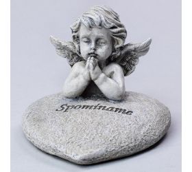 Anjel modliaci na srdci 10x9x8cm polyres=204067