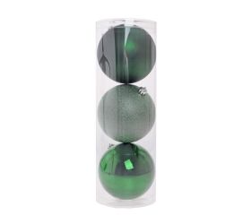 Gule plast. zelené lesk/perla/glit s/3 12cm