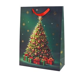 Agb2019502 taška vian v41x30x12cm classic christmas tree