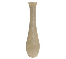 Váza mica decorations dix z recyklovaného skla béžová - v99xh25cm