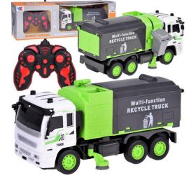 Smetiarske auto + svetlo na diaľkové ovládanie