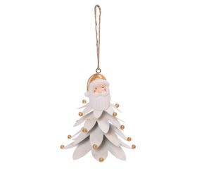 Záves santa bie/zla plech 11*9*9cm