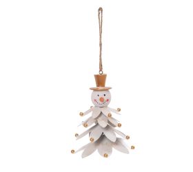 Záves snehulia bie/zla plech 11*9*9cm
